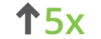 5x