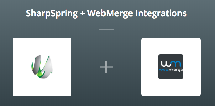 SharpSpring & WebMerge on Zapier